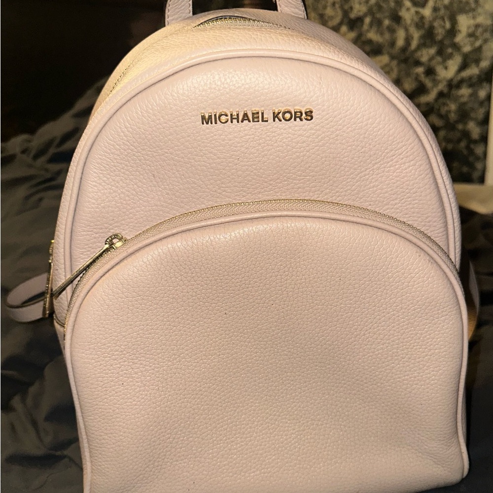 Michael Kors Powder Blush Leather Backpack Purse
